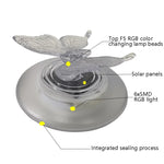 Luz Flutuante Solar para Piscina Exterior Vila, Luz RGB para Jardim e Relva, Borboleta, Libélula
