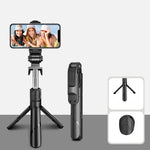 Bastão Selfie para Telemóvel Retrátil Multifuncional XT02 Preto Sem Bluetooth com Rotação de 360 Graus para Gravação, Bastão Selfie Bluetooth Preto, Bastão Selfie Bluetooth Branco, 2 Unidades Sem Bluetooth Preto, 2 Unidades Sem Bluetooth Branco