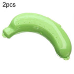 2 PCS Caixa Protetora de Banana Fruta Fofa 3 Cores Recipiente para Almoço Caixa de Armazenamento para Crianças