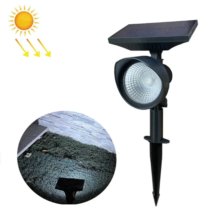 Luz de Inundação Solar para Casa, Lâmpada Solar para Jardim e Relva de Vila, Luz Branca, Luz Quente, Luz Colorida