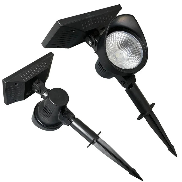 Luz de Inundação Solar para Casa, Lâmpada Solar para Jardim e Relva de Vila, Luz Branca, Luz Quente, Luz Colorida