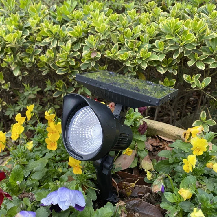 Luz de Inundação Solar para Casa, Lâmpada Solar para Jardim e Relva de Vila, Luz Branca, Luz Quente, Luz Colorida