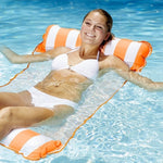 Rede Insuflável de PVC para Adultos para Nadar e Flutuar, Tamanho: 120 x 70cm, Listada Azul Claro, Listada Vermelho Rosa, Listada Amarela, Listada Verde, Listada Laranja, Listada Azul Escuro, Amarelo + Azul, Verde + Azul