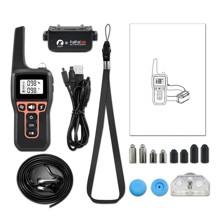Dispositivo de Treino para Cães PaiPaitek PD529 Controlo Remoto Dispositivo Anti-Latidos com Controlo de Voz Dispositivo de Treino para Cães, PD529 (Preto), PD529 (Vermelho), PD529 (Laranja), PD529 (Amarelo)