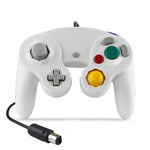 2 Controladores de Jogo com Vibração de Ponto Único com Fio para Nintendo NGC / Wii, Branco, Rosa, Amarelo, Vermelho, Roxo, Verde, Azul, Preto, Prateado, Laranja