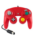 2 Controladores de Jogo com Vibração de Ponto Único com Fio para Nintendo NGC / Wii, Branco, Rosa, Amarelo, Vermelho, Roxo, Verde, Azul, Preto, Prateado, Laranja