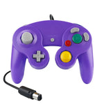2 Controladores de Jogo com Vibração de Ponto Único com Fio para Nintendo NGC / Wii, Branco, Rosa, Amarelo, Vermelho, Roxo, Verde, Azul, Preto, Prateado, Laranja