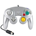 2 Controladores de Jogo com Vibração de Ponto Único com Fio para Nintendo NGC / Wii, Branco, Rosa, Amarelo, Vermelho, Roxo, Verde, Azul, Preto, Prateado, Laranja
