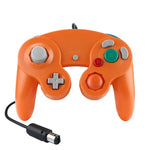 2 Controladores de Jogo com Vibração de Ponto Único com Fio para Nintendo NGC / Wii, Branco, Rosa, Amarelo, Vermelho, Roxo, Verde, Azul, Preto, Prateado, Laranja