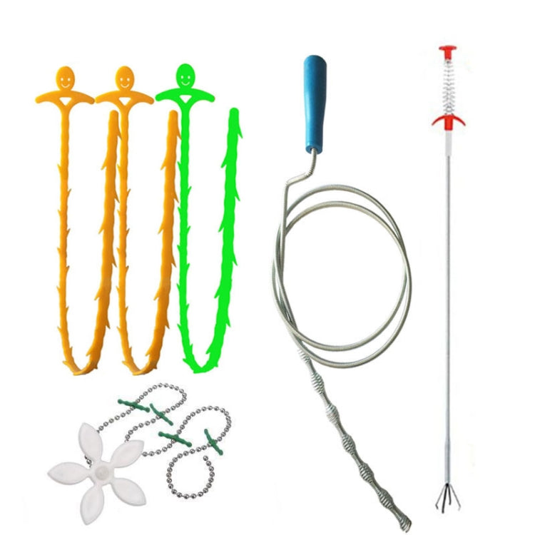 Gancho para Desentupir Canos de Cozinha, Kit Anti-Entupimento para Sanita e Pia, Estilo:, 6 PCS/Conjunto-1M, 6 PCS/Conjunto-1,5M, 6 PCS/Conjunto-3, 6 PCS/Conjunto-4