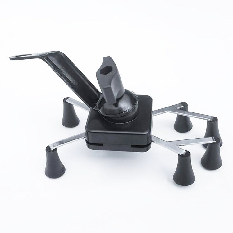 Suporte metálico para telemóvel com seis garras para ciclismo, bicicleta, motocicleta, carro elétrico, instalação no guiador, instalação no espelho retrovisor