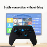 Comando de Jogo Sem Fios CX-X1 2.4GHz + Bluetooth 4.0 para Android / iOS / PC / PS3, Comando Simples (Azul), Comando + Suporte (Azul), Comando + Suporte + Recetor (Azul)