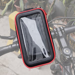 Bolsa impermeável para telemóvel com ecrã tátil para motocicleta e bicicleta OKD, S, M-4, L-3, XL-4