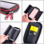 Bolsa impermeável para telemóvel com ecrã tátil para motocicleta e bicicleta OKD, S, M-4, L-3, XL-4