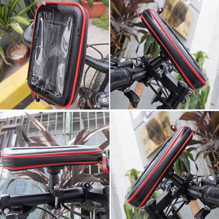 Bolsa impermeável para telemóvel com ecrã tátil para motocicleta e bicicleta OKD, S, M-4, L-3, XL-4