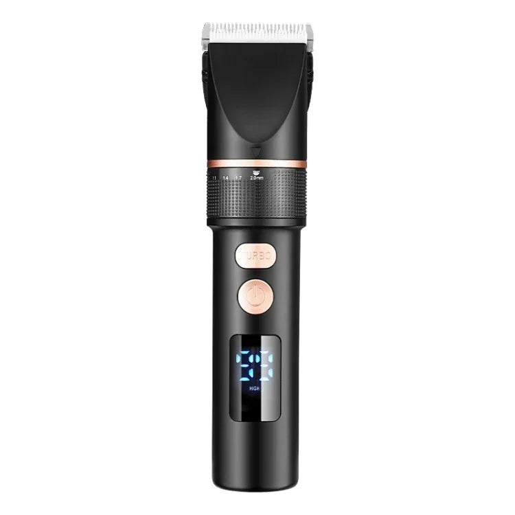 Aparador de Cabelo Elétrico TURBO para Homens com Ecrã Digital LCD