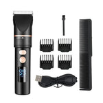 Aparador de Cabelo Elétrico TURBO para Homens com Ecrã Digital LCD