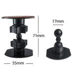 Suporte de Câmara Mini Gimbal, Suporte de Telemóvel de Secretária, Suporte para Gravador, Suporte para Carro, Montagem de Dupla Fixação, Conector de Parafuso 1/4 para GoPro, Adesivo Magnético para Telemóveis