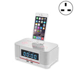 Base de Carregamento A8 Altifalante Bluetooth NFC com Despertador, Ficha US, Ficha UK, Ficha EU