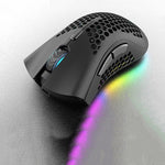 K-Snake BM600 Rato de Jogos Sem Fios RGB Colorido Leve com 7 Teclas, 1600 DPI, Carregamento Sem Fios, BM600 Preto Sem Fios, BM600 Branco Sem Fios, BM600 Rosa Sem Fios, BM600 Ciano Sem Fios