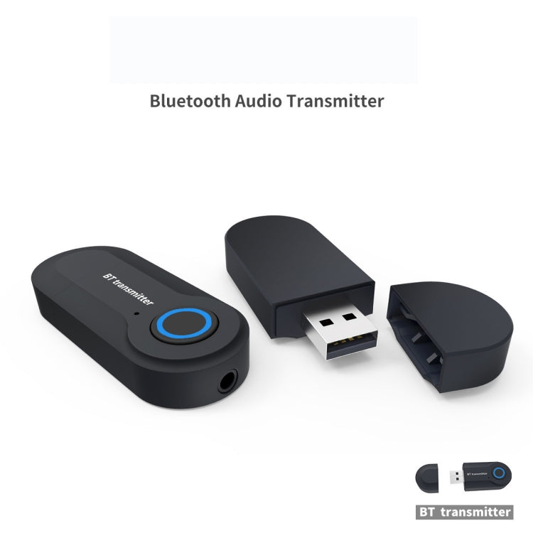 Transmissor Bluetooth USB GT09S Adaptador de Áudio 3,5mm Transmissor de Áudio Bluetooth para TV e Computador