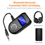 Adaptador Bluetooth 5.0 Áudio Lançamento Receção Chamada Três em Um TV Computador Jogo Música