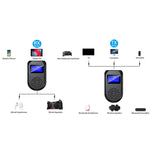 Adaptador Bluetooth 5.0 Áudio Lançamento Receção Chamada Três em Um TV Computador Jogo Música
