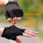 Luvas curtas para ciclismo WEST BIKING YP0211218, respiráveis e antiderrapantes, dedo curto, M, L, XL, 2XL
