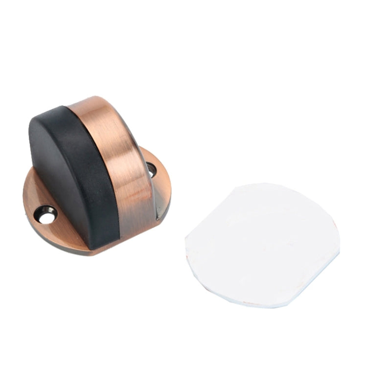 Stainless Steel Punch-Free Door Pad Bedroom Bathroom Invisible Anti-Collision Rubber Door Stopper, Black, Green Bronze, Red Bronze, Brushed Steel, Yellow Bronze, Porcelain White, Bright Gold