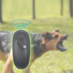 Repelente Portátil para Cães Frequência Ajustável Dispositivo Ultrassónico de Treino para Cães, Preto, Cinzento, Verde Militar