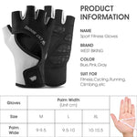 Luvas para ciclismo WEST BIKING YP0211217, palma em silicone, respiráveis, para treino de fitness, proteção de pulso, M, L, XL