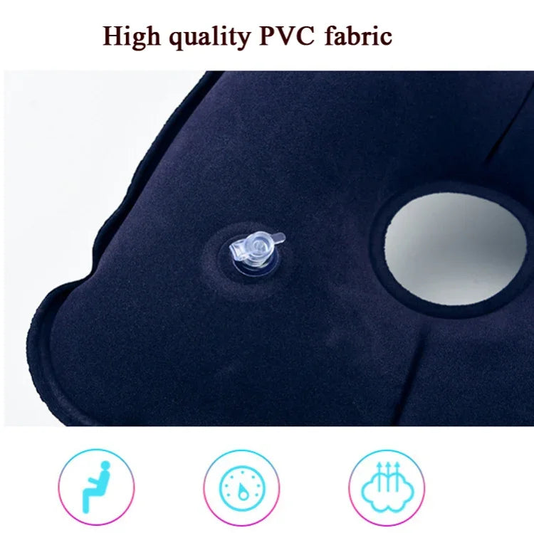 Almofada Inflável Anti-Escaras Almofada de Cuidados de Saúde para Mulheres Grávidas e Idosos, Estilo: Quadrado Azul, Quadrado Azul