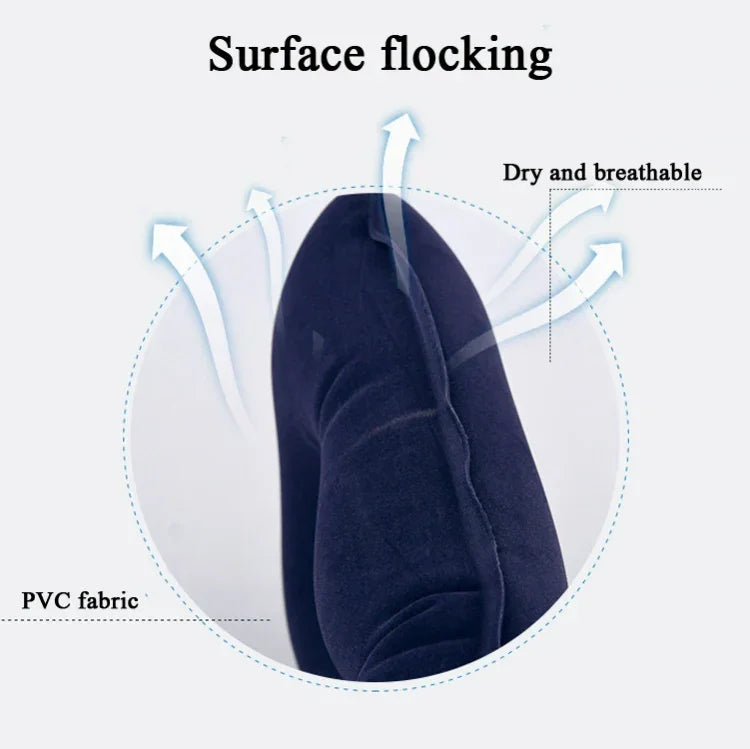 Almofada Inflável Anti-Escaras Almofada de Cuidados de Saúde para Mulheres Grávidas e Idosos, Estilo: Quadrado Azul, Quadrado Azul
