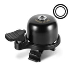 Campainha de cobre para bicicleta WEST BIKING YP0706048, campainha mini para bicicleta de montanha, campainha WEST BIKING para bicicleta (Preto), campainha WEST BIKING para bicicleta (Dourado)