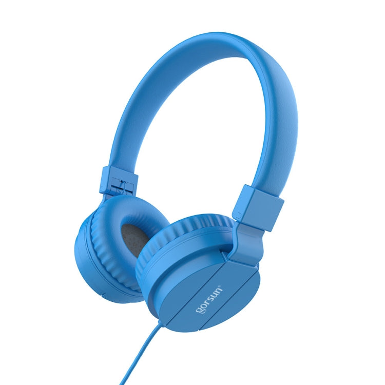 Auricular de Música para Telemóvel Gorsun GS-778, Auriculares Com Fios para Portátil e Crianças, Branco, Amarelo, Azul, Preto, Laranja, Vermelho Rosado