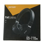 Auricular de Música para Telemóvel Gorsun GS-778, Auriculares Com Fios para Portátil e Crianças, Branco, Amarelo, Azul, Preto, Laranja, Vermelho Rosado