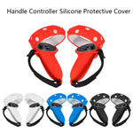 2 Conjuntos de Capa Protetora de Silicone para Comando GS092, Anti-queda e Anti-perda, Capa Completa para Oculus Quest 2, GS092 Azul, GS092 Preto