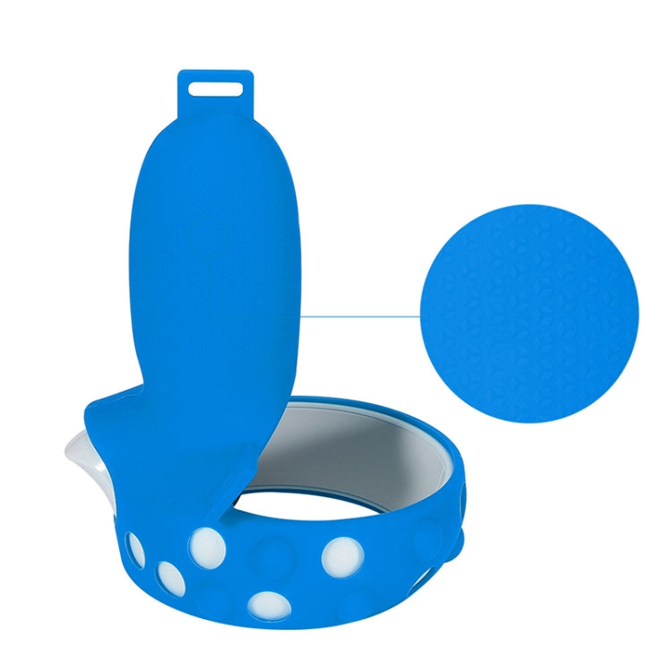 2 Conjuntos de Capa Protetora de Silicone para Comando GS092, Anti-queda e Anti-perda, Capa Completa para Oculus Quest 2, GS092 Azul, GS092 Preto