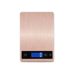 A10-1 Portable USB Kitchen Scale Household Food Baking Tea Quasi-Gram Weight Bench Scale, 5kg / 1g(White), 10kg / 1g(White), 15kg / 1g(White), 5kg / 1g(Rose Gold), 10kg / 1g(Rose Gold), 15kg / 1g(Rose Gold)