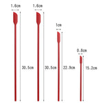 4 in 1 Silicone Mini-Pointed Scraper Lengthening Cosmetic Bottle Scraper Jam Spatula Set, 4 in 1 Red, 4 in 1 Black, 4 in 1 Colorful, 4 in 1 Purple, 4 in 1 Green