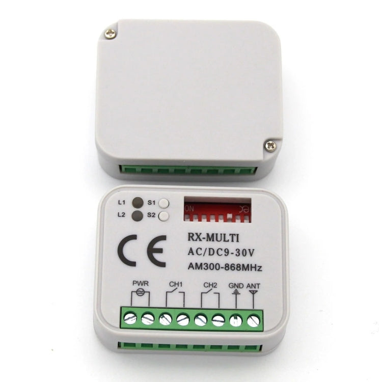 Interruptor Receptor de Controlo Remoto Multi-Frequência Código Rolante Código Fixo para Porta de Garagem LZ-068
