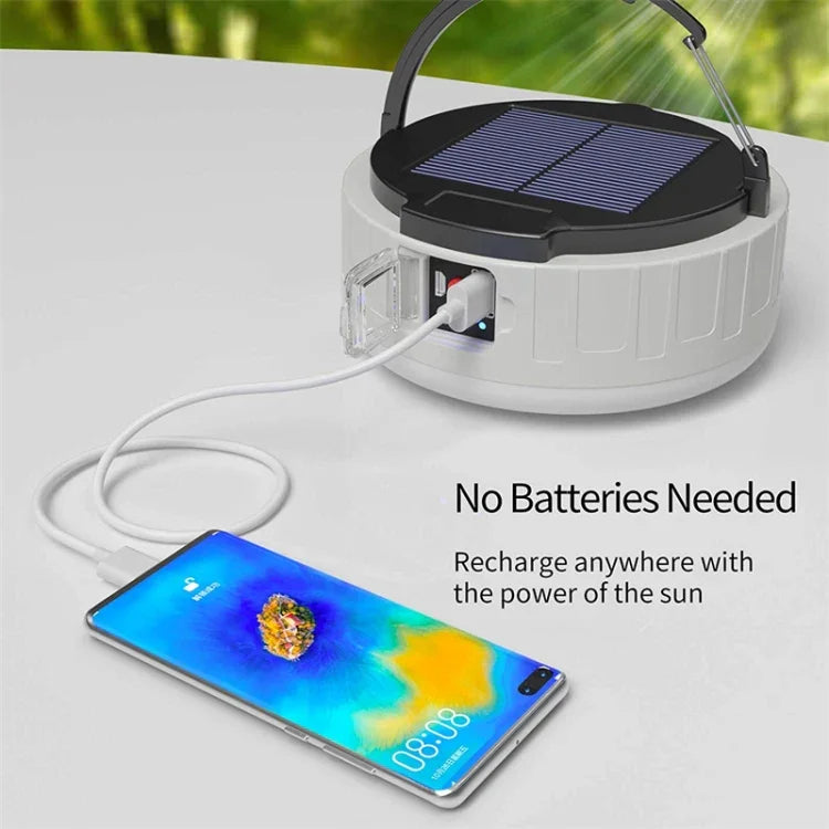 HB208 Energia Solar 10W 37 LED Luz de Emergência para Casa, Luz para Mercado Noturno Móvel, Luz de Campismo, HB208 Energia Solar
