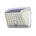 Luz Solar de Parede para Jardim com Iluminação em Quatro Lados, Luz Solar com Indução de Corpo Humano, Impermeável para Exterior, 90 LED