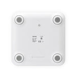 Balança Eletrónica Inteligente para Gordura Corporal 8066, Balança Doméstica Bluetooth, Estilo a Pilhas (Branco), Estilo com Carregamento (Branco)