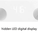 Balança Eletrónica Inteligente para Gordura Corporal 8066, Balança Doméstica Bluetooth, Estilo a Pilhas (Branco), Estilo com Carregamento (Branco)