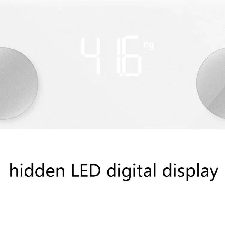 Balança Eletrónica Inteligente para Gordura Corporal 8066, Balança Doméstica Bluetooth, Estilo a Pilhas (Branco), Estilo com Carregamento (Branco)