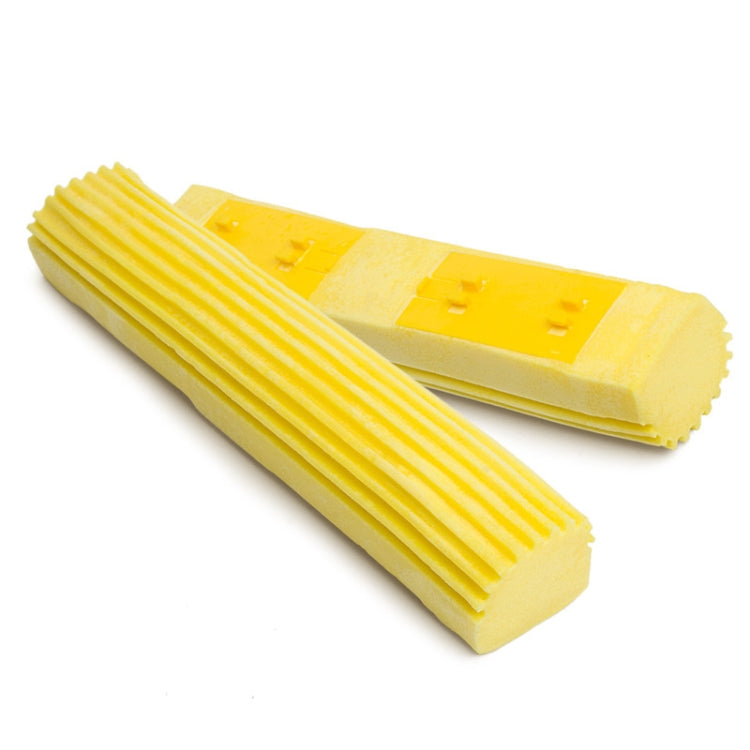 2 PEÇAS Cabeça de Substituição para Esfregona Universal de Boca Estreita de 28cm, Amarelo, Cinzento