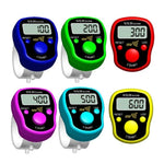 Contador Eletrónico LED Luminoso com Função de Lembrete Sonoro Após Cem, Entrega de Cor Aleatória, 4PCS Luminosos
