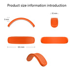 Estojo de Proteção em Silicone para Arco do Auscultador Bluetooth Sem Fios T1 para Apple AirPods Max, Preto, Azul, Vermelho, Laranja, Verde Noturno