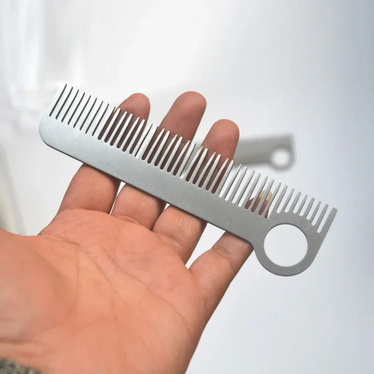 3 PCS Pente de Alta Resistência em Aço Inoxidável Ferramenta Portátil para Exterior EDC